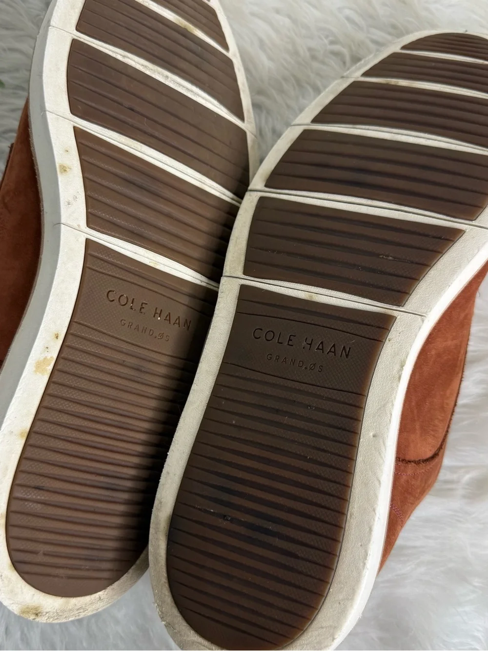 Cole Haan Grand.os Suede Oxford Sneakers Brown Men’s Size 11